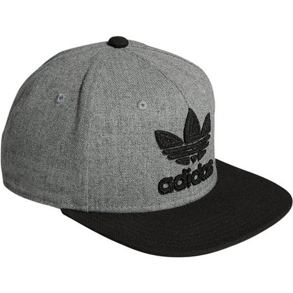 Accessories Adidas Originals Mens Trefoil Chain Flatbrim Snapback Cap